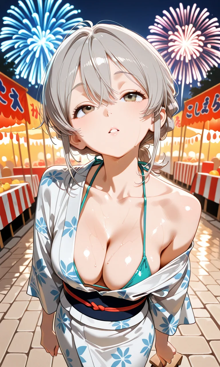 夏祭り — 花火大会のメインビジュアル