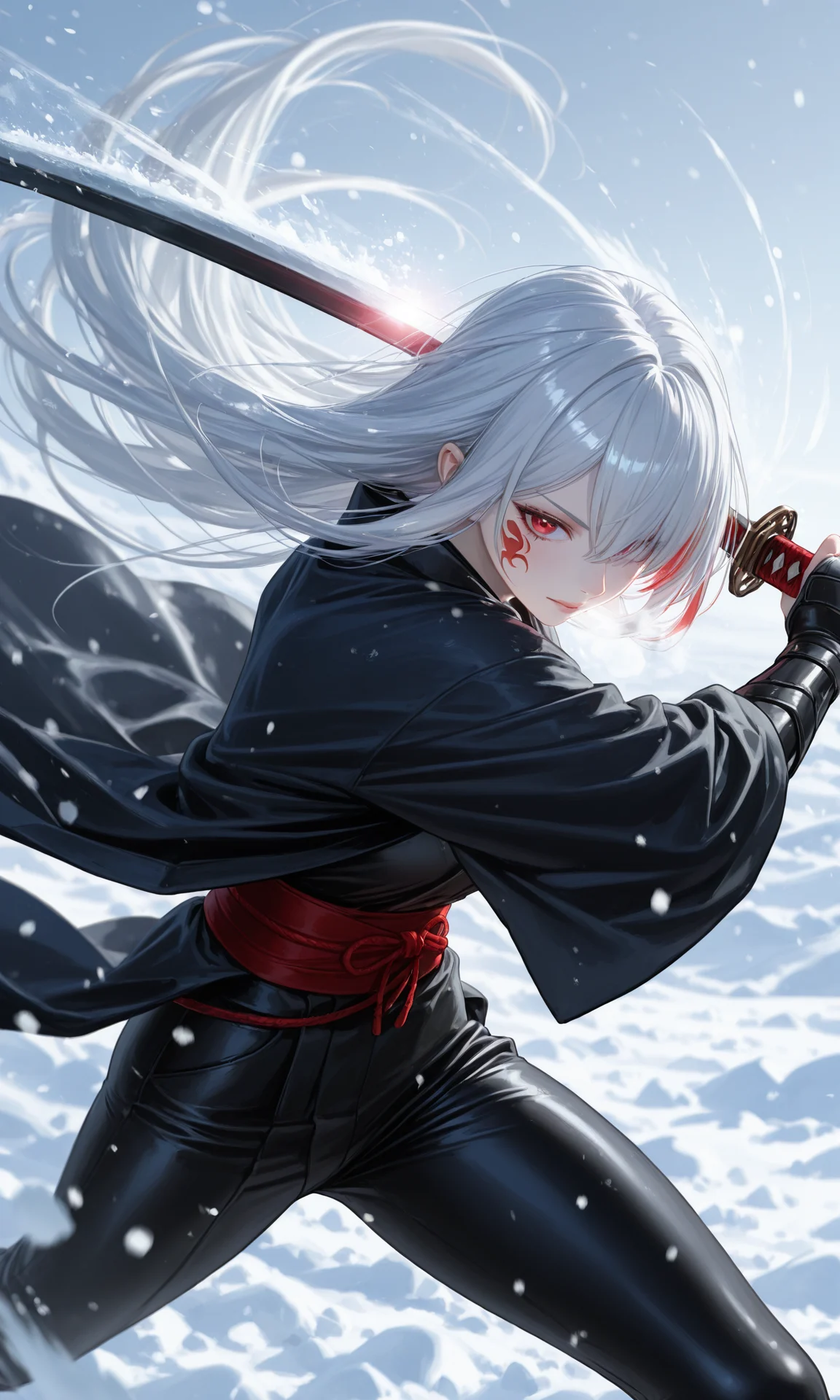 白髪の剣士のメインビジュアル
